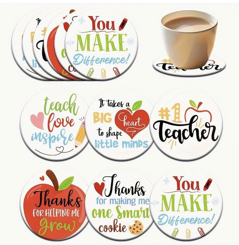 Teacher Appreciation Gift Bag – Thank-A-Teacher & Staff Members with a Touch of Sunshine