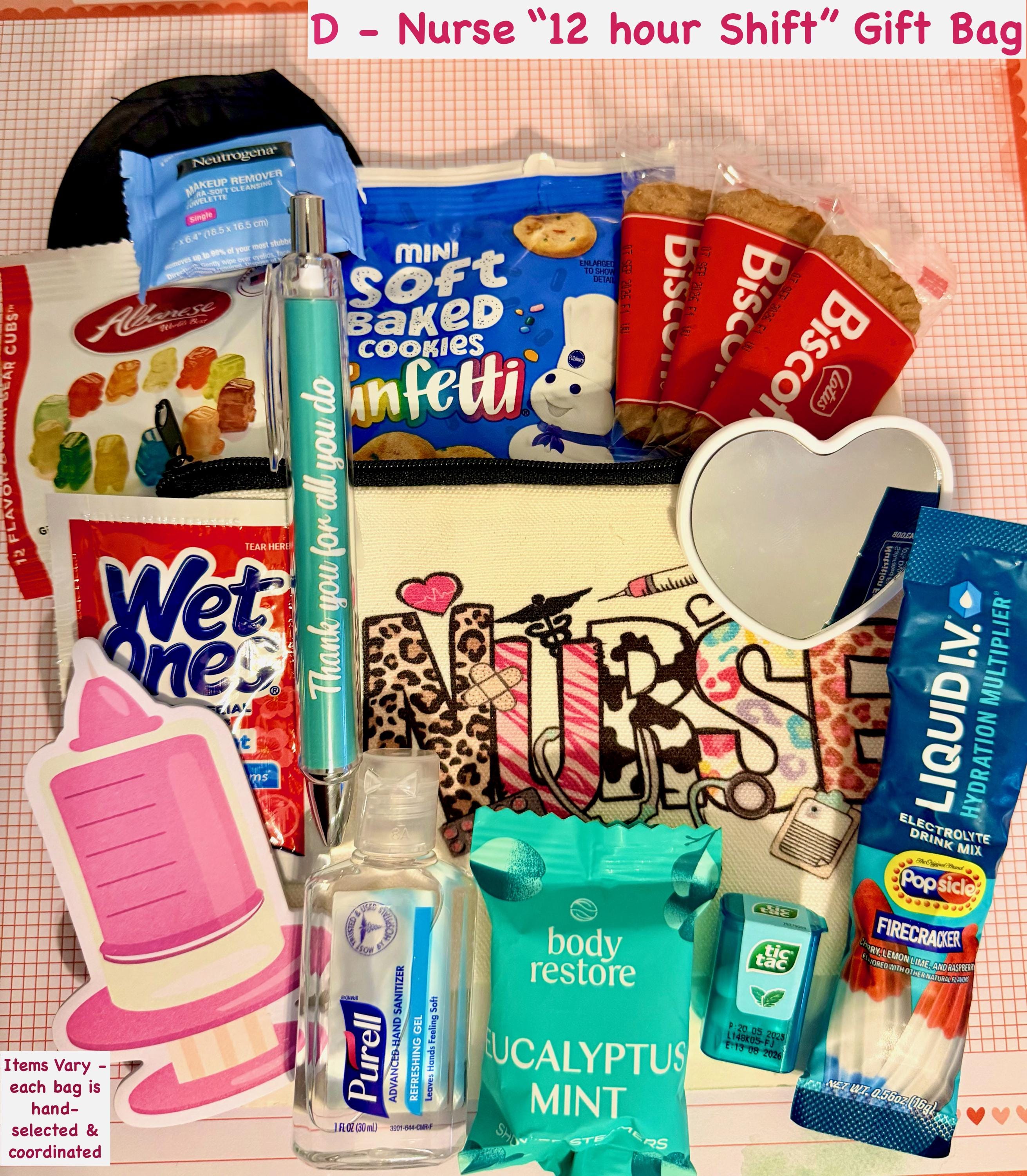 Nurse Graduation Gift Bag | CNA, RN, NP Appreciation Care Package Set