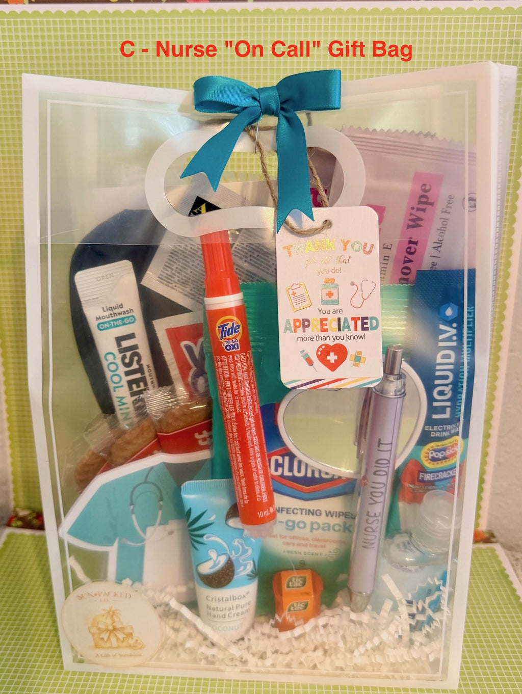 Nurse Graduation Gift Bag | CNA, RN, NP Appreciation Care Package Set