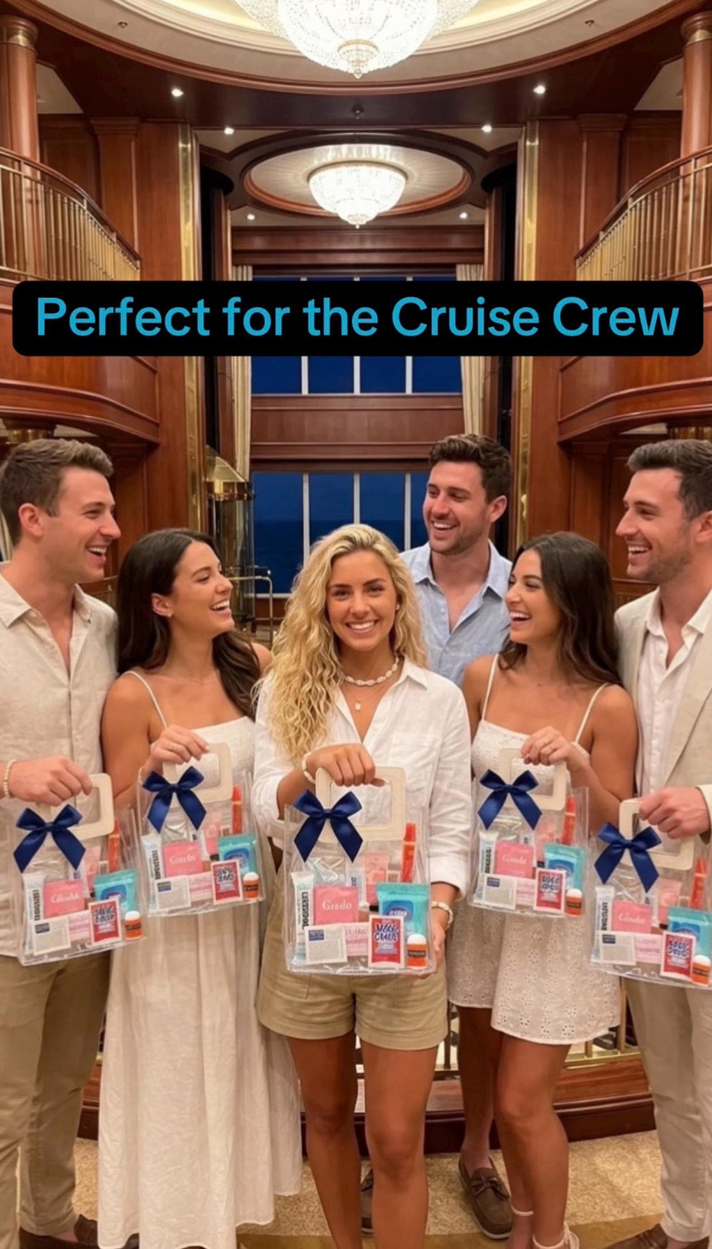Cruise Gift Bag | 15 Vacation Survival Kit, Bachelorette Party Favor