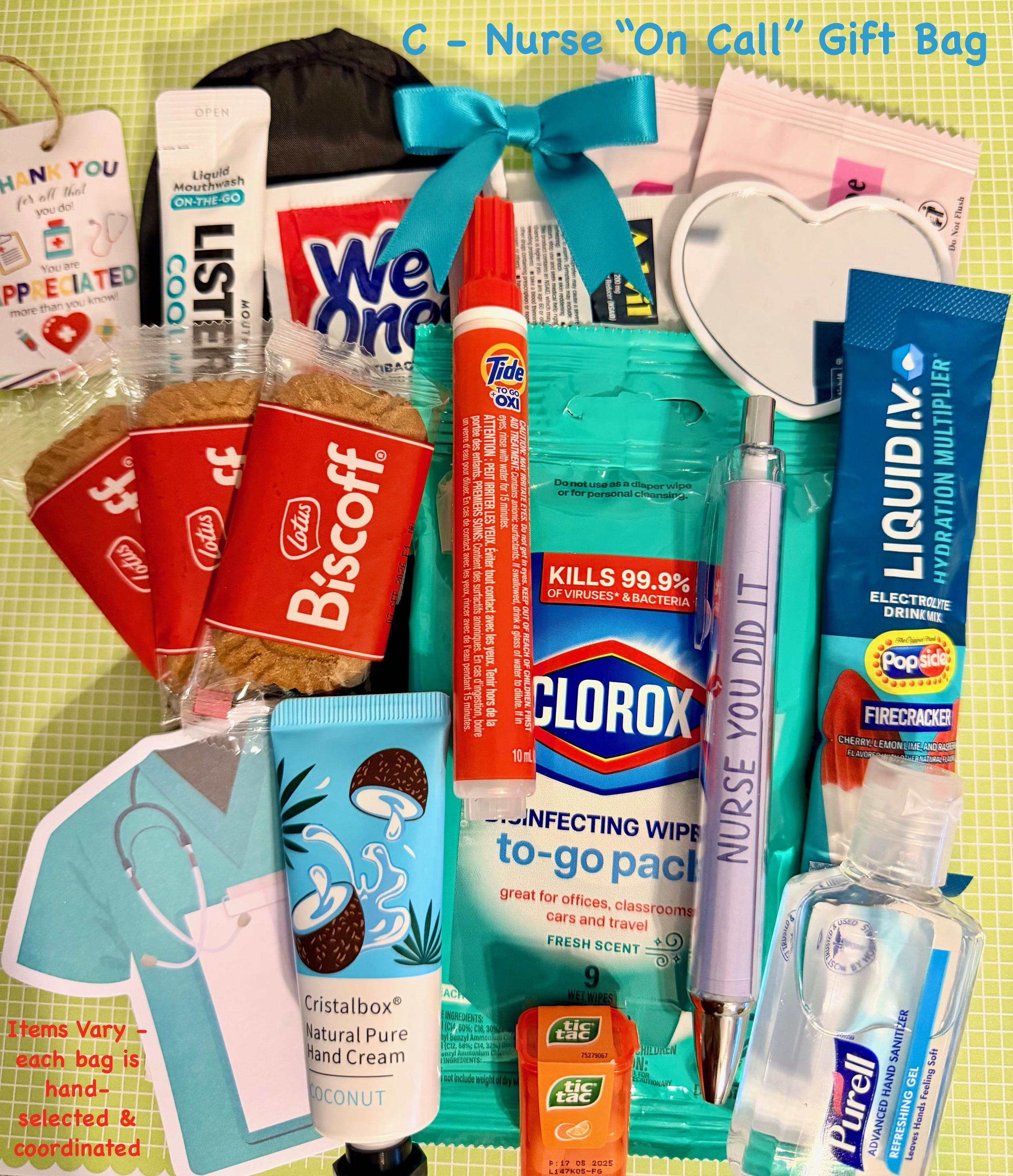 Nurse Graduation Gift Bag | CNA, RN, NP Appreciation Care Package Set