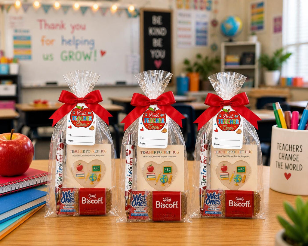 Bulk Mini Teacher Gift Bags | Back to School Staff Appreciation | PTO Teacher Gifts | Preschool Daycare Gifts | Faculty Welcome Gifts School
