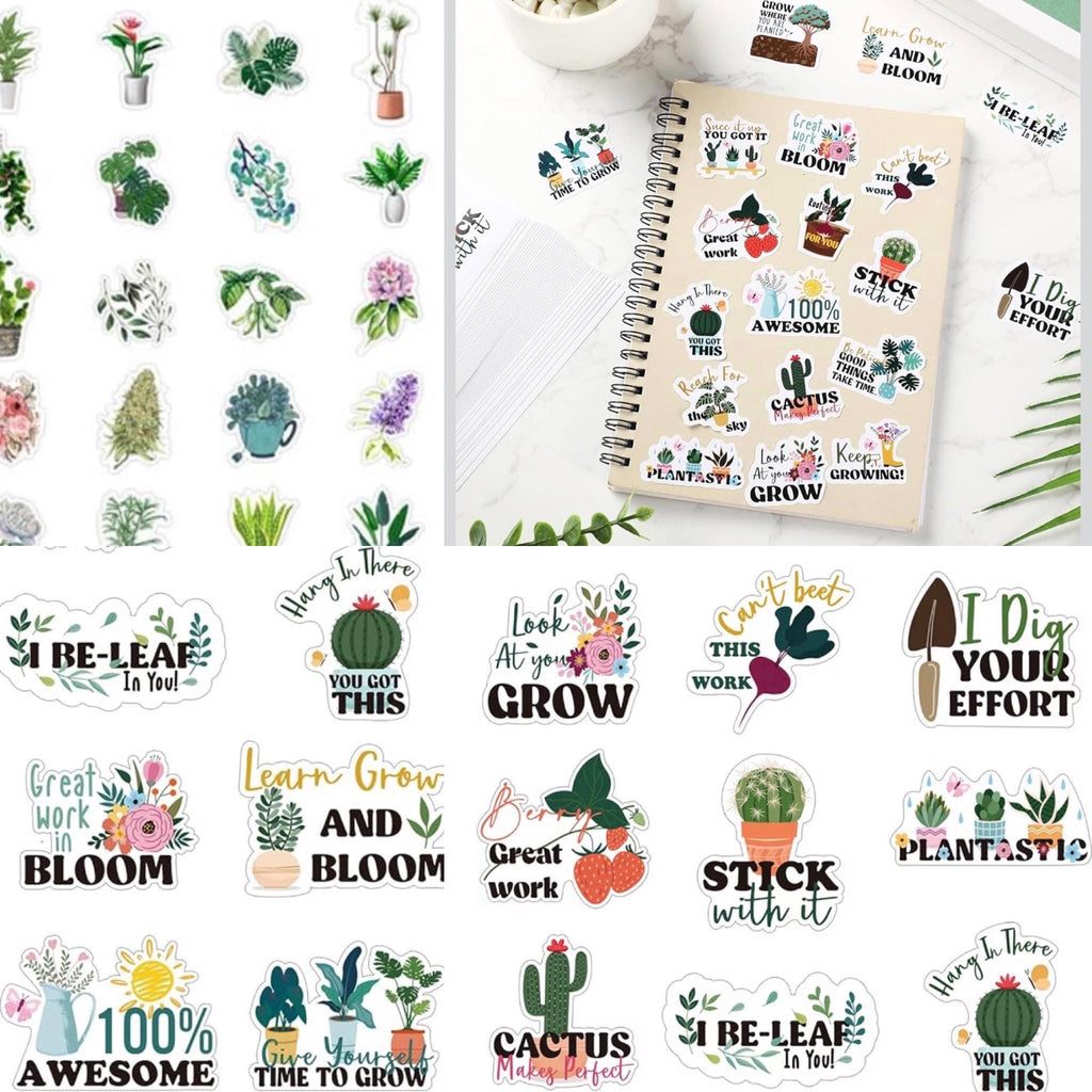 Plant Themed Gift Bag | Garden Gift Set | Plant Mom Gift | Botanical Gift | Garden Club Gift | Green Thumb Gift | Plant Dad Gift | Plants