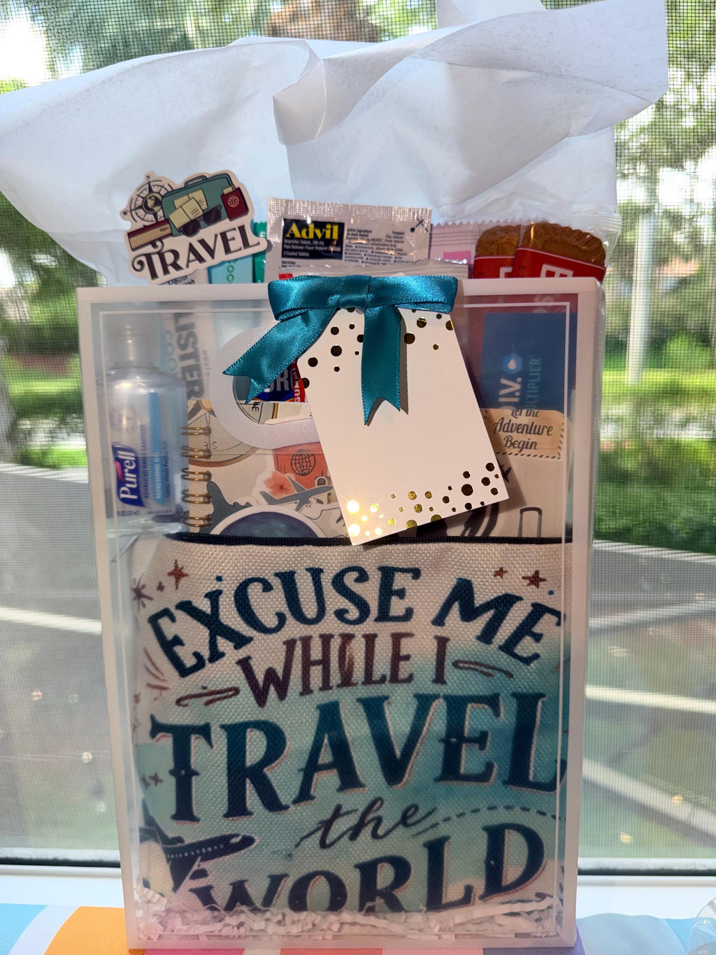Travel Essentials Gift Bag for Women, Girls Trip Vacation Set (Ready-to-Gift)