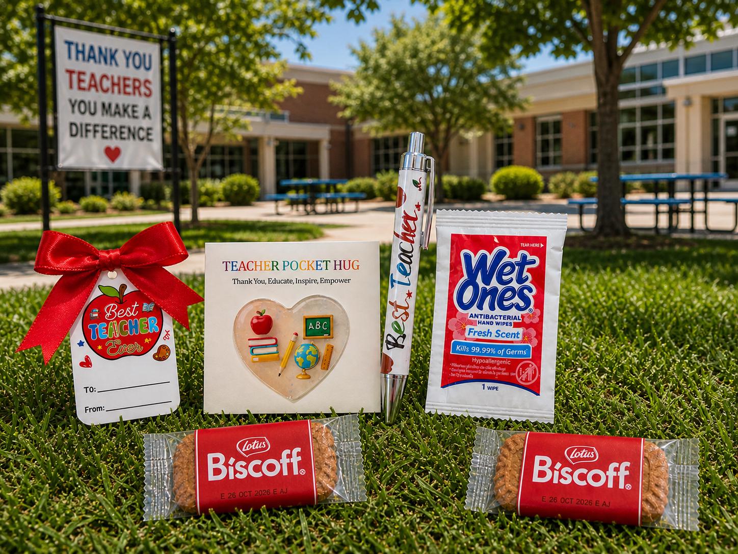Bulk Mini Teacher Gift Bags | Back to School Staff Appreciation | PTO Teacher Gifts | Preschool Daycare Gifts | Faculty Welcome Gifts School