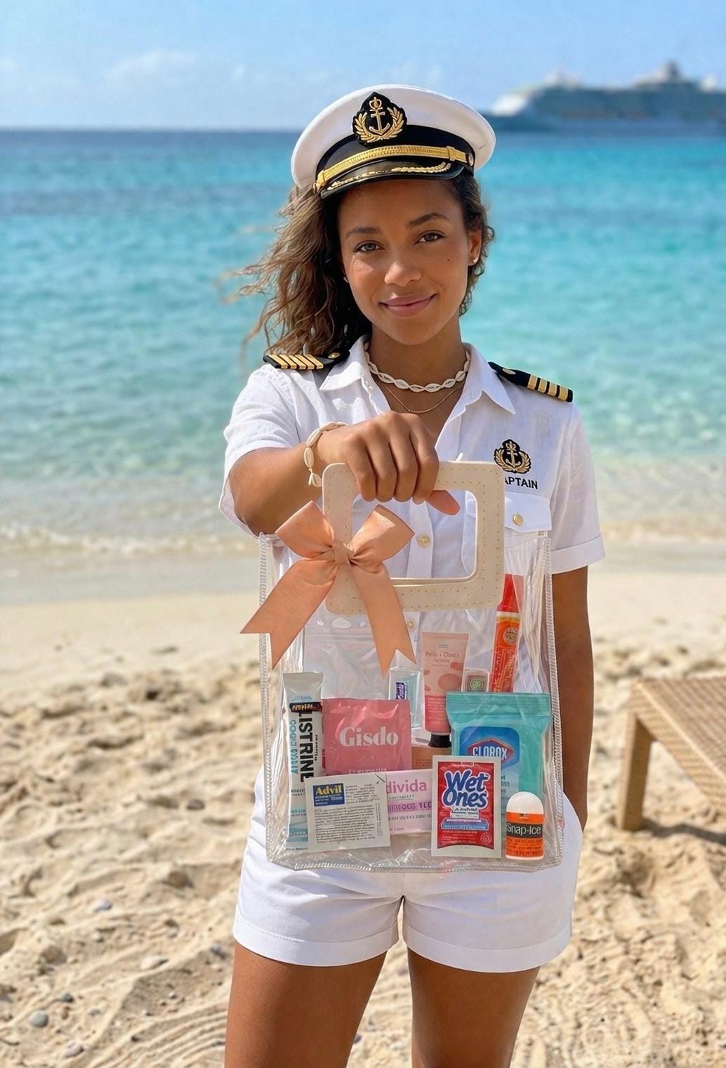 Cruise Gift Bag | 15 Vacation Survival Kit, Bachelorette Party Favor