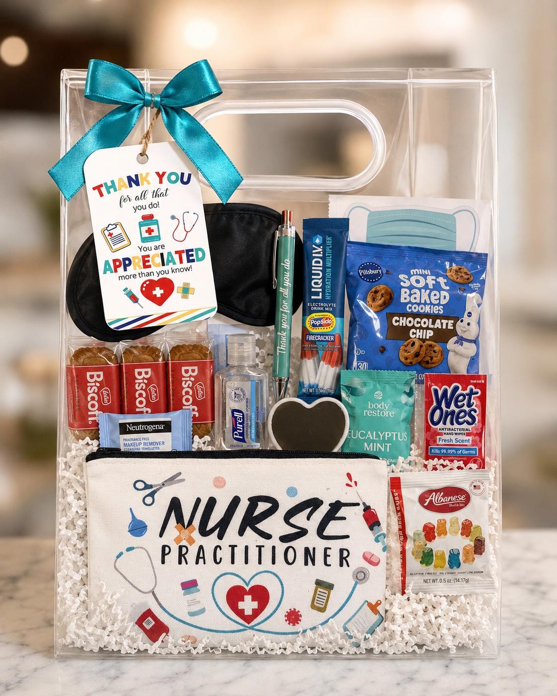 Nurse Graduation Gift Bag | CNA, RN, NP Appreciation Care Package Set