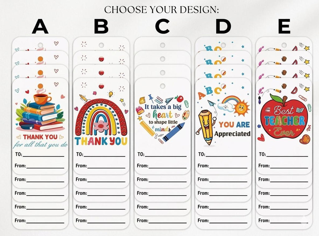 Bulk Mini Teacher Gift Bags | Back to School Staff Appreciation | PTO Teacher Gifts | Preschool Daycare Gifts | Faculty Welcome Gifts School