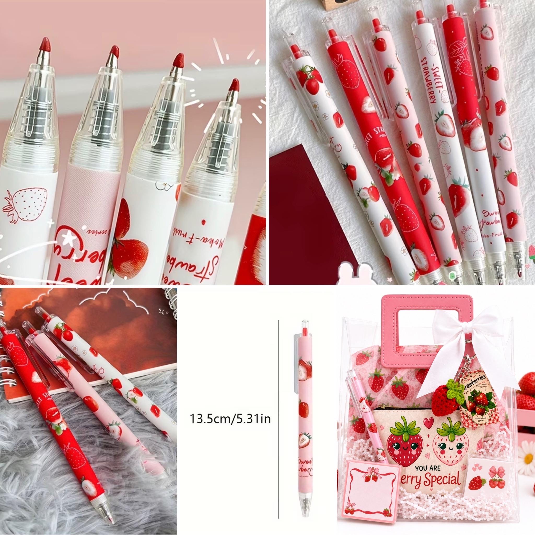 Strawberry Gift Bag for Friends | Teen Girls Birthday Surprise, Pouch & Keychain