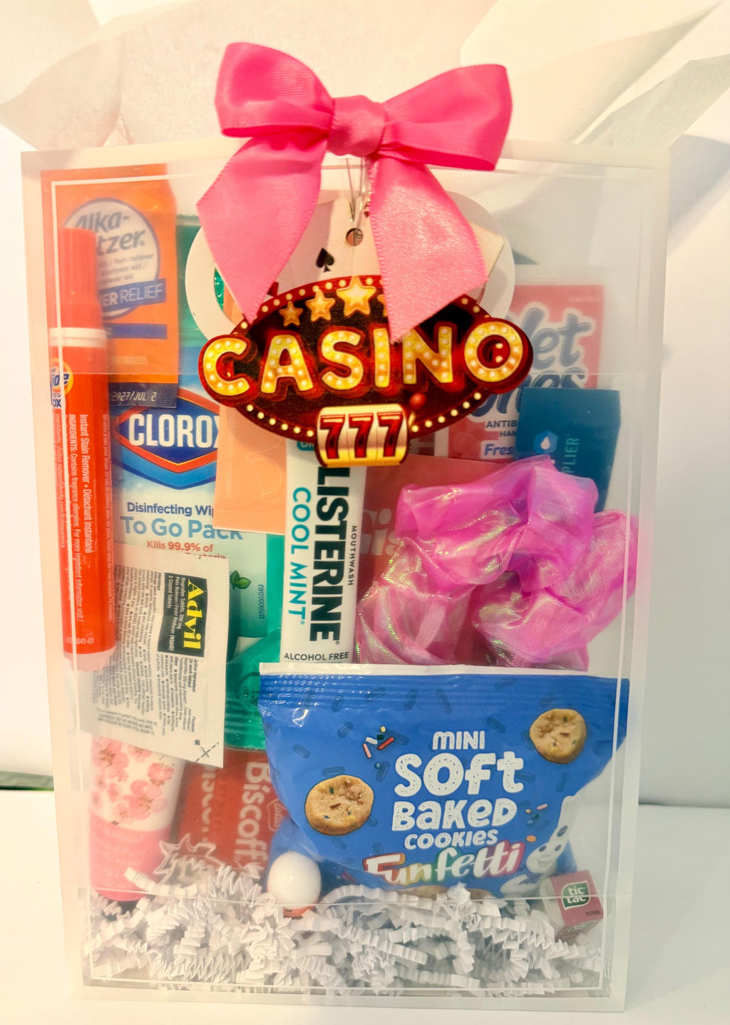 Vegas Bachelorette Survival Kit | Hangover Recovery Goodie Bags (Casino Theme)