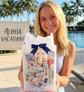 Travel Gift Set: Passport Cover, Luggage Tag, Snacks, Essentials (Girls Trip, Vacation)