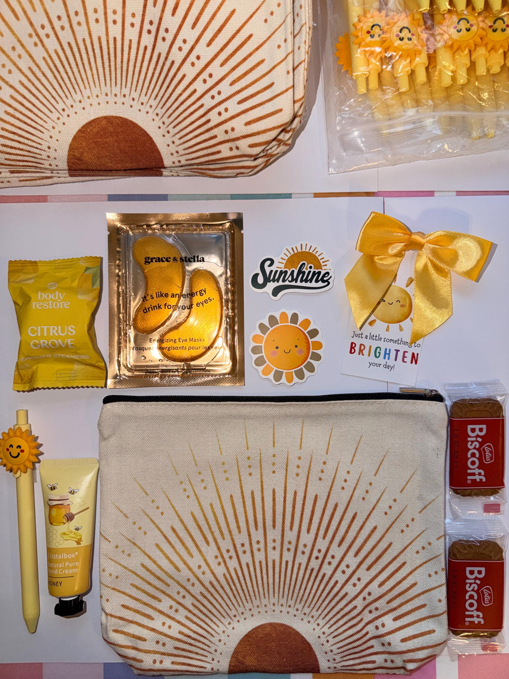 Sunshine Gift Bag: Self Care Care Package for Her, Friend, Birthday, Get Well Soon
