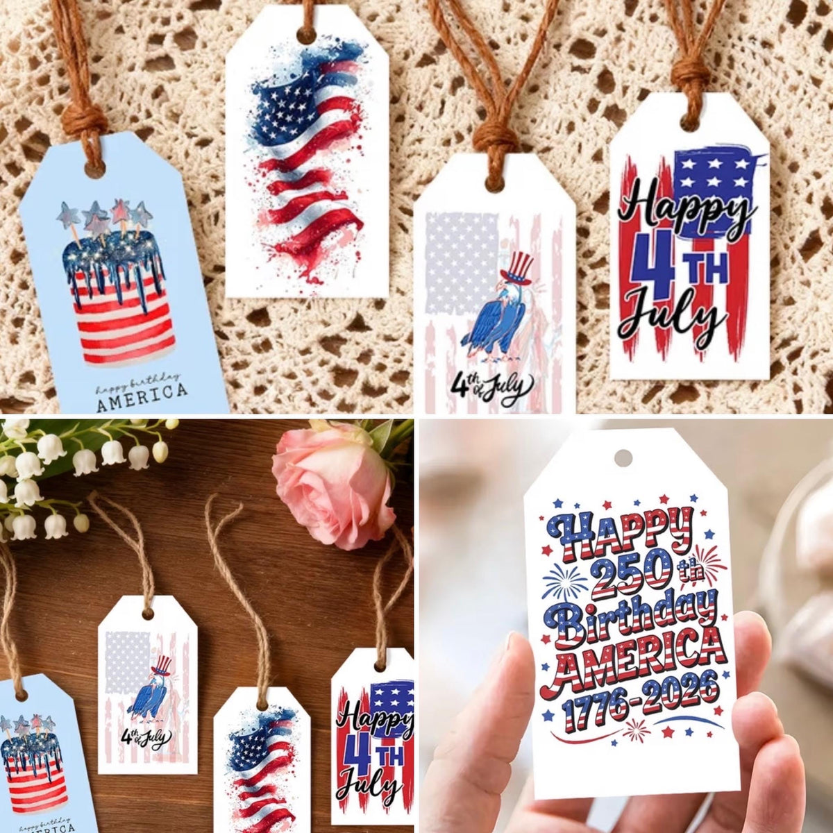 Patriotic Party Favor Bags | 4th of July, Memorial Day, Labor Day Gifts