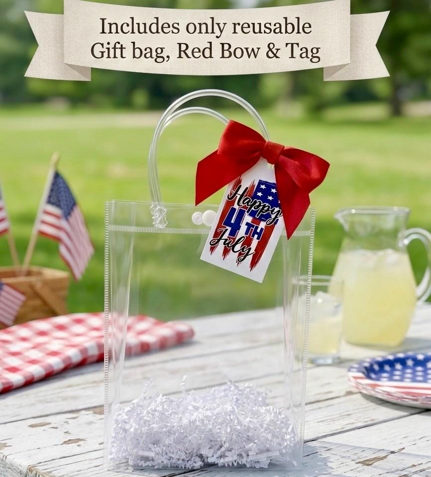 Patriotic Party Favor Bags | 4th of July, Memorial Day, Labor Day Gifts