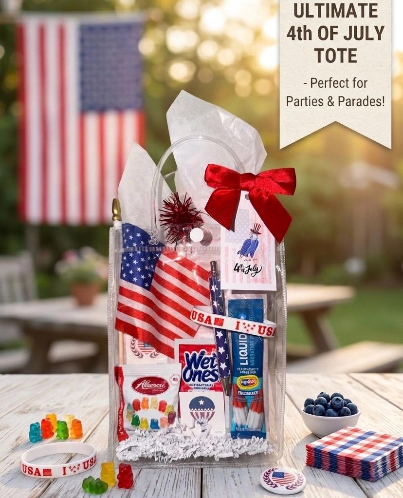 Patriotic Party Favor Bags | 4th of July, Memorial Day, Labor Day Gifts