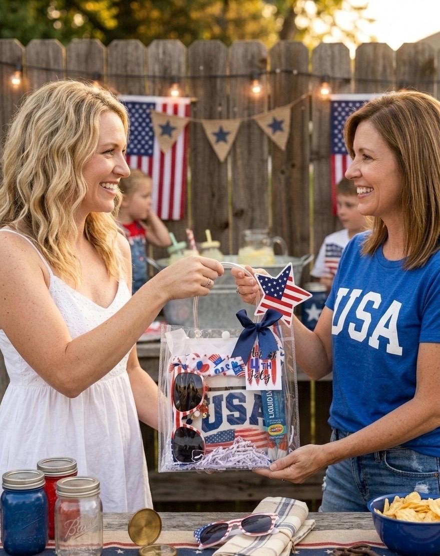 Labor Day Gift Bag | Hostess Gift | Patriotic Party Favor