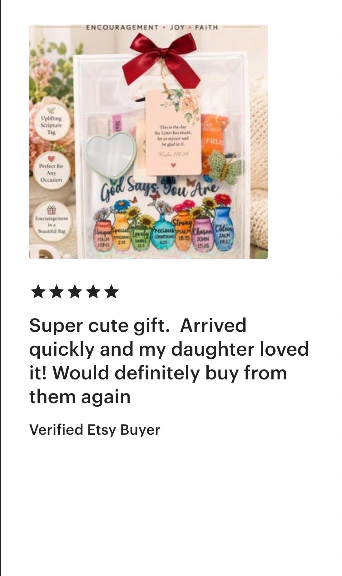 Christian Self Care Gift Bag | Faith Encouragement Spa Set, Bible Verse Pouch