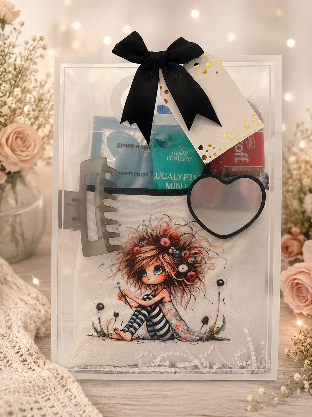 Self Care Gift Bag for Women, Spa Set, Birthday, New Mom, College Graduate, Teen Gifts