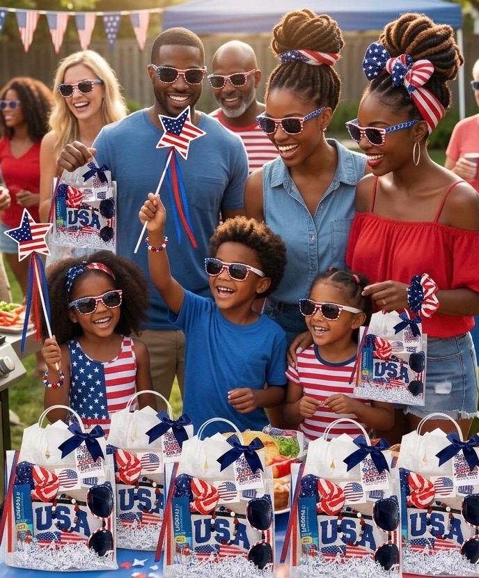 Labor Day Gift Bag | Hostess Gift | Patriotic Party Favor
