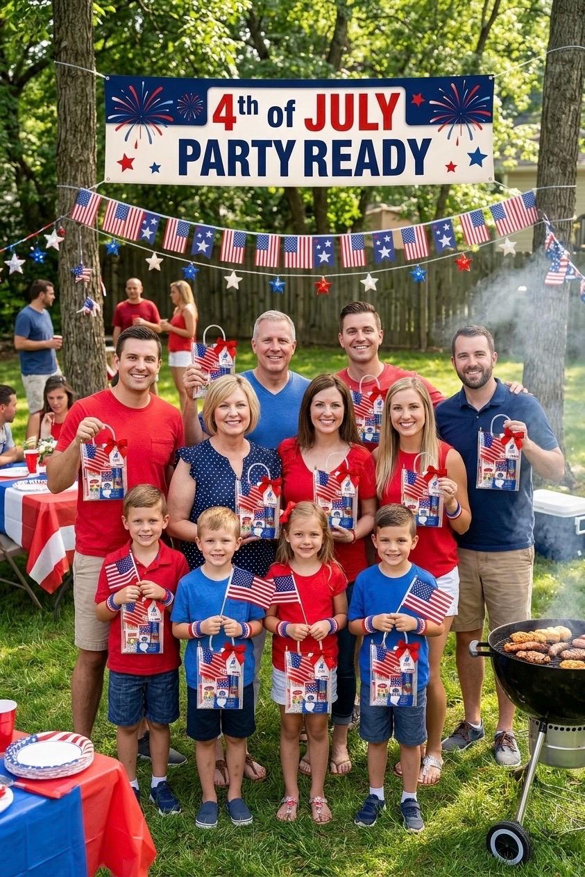 Patriotic Party Favor Bags | 4th of July, Memorial Day, Labor Day Gifts