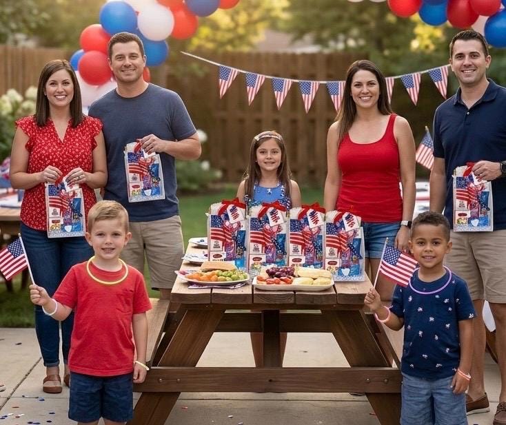 Patriotic Party Favor Bags | 4th of July, Memorial Day, Labor Day Gifts