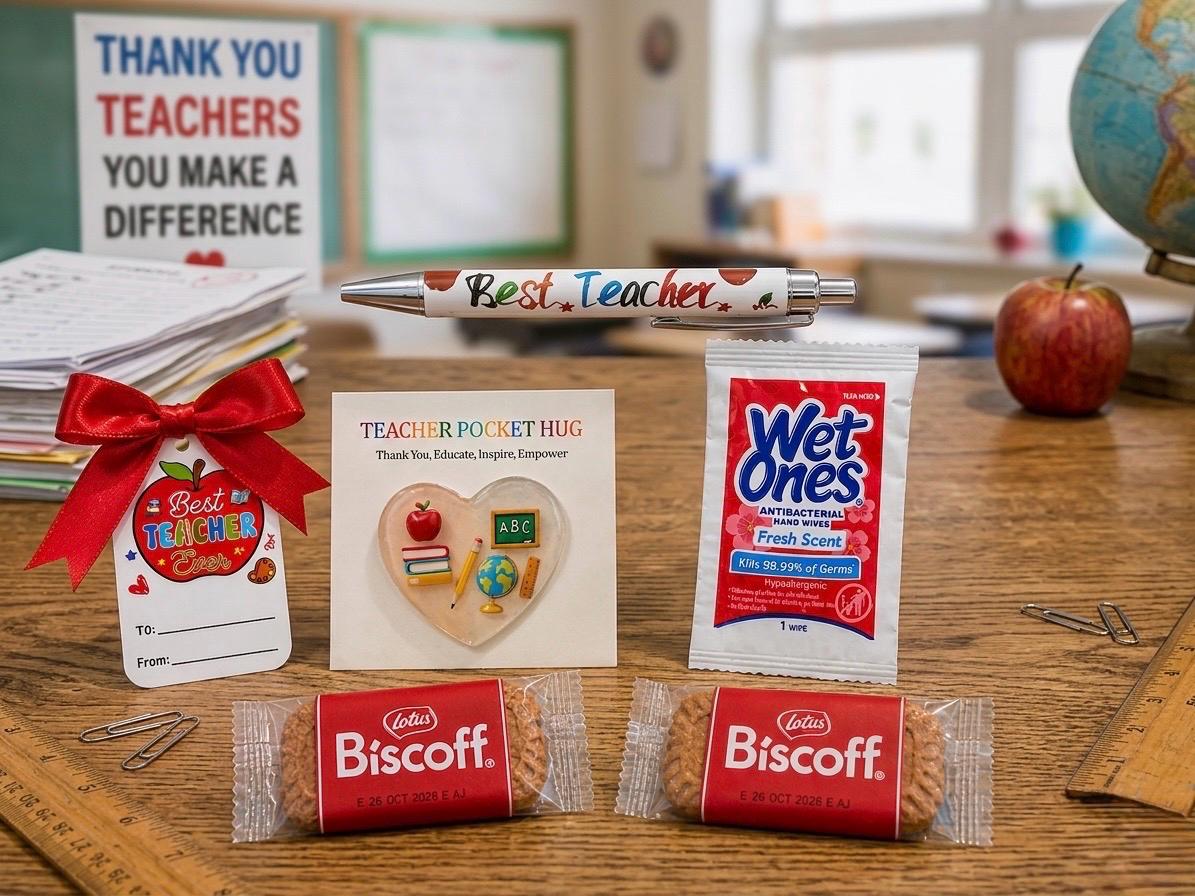 Bulk Mini Teacher Gift Bags | Back to School Staff Appreciation | PTO Teacher Gifts | Preschool Daycare Gifts | Faculty Welcome Gifts School