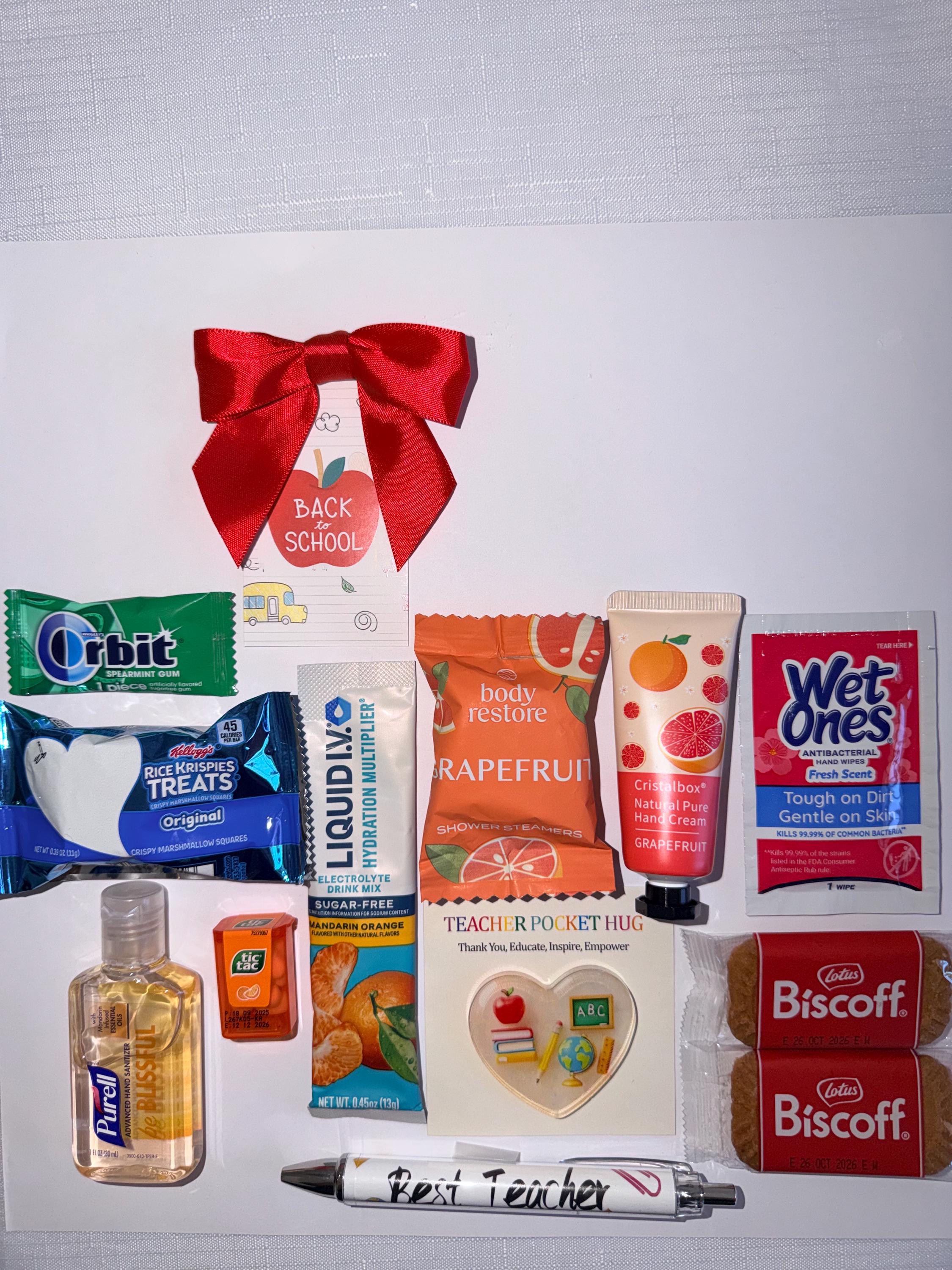 Teacher Appreciation Gift Bag, Back to School Teacher Gift, Classroom Welcome Gift, New Teacher, Teacher Aide, Faculty, Mentor, Daycare gift