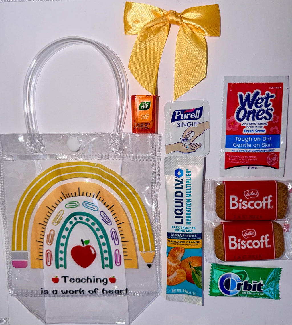 Teacher Mini Gift Bags, Bulk Teacher Gifts, Back to School Gifts, Staff Appreciation, Classroom Welcome, Meet the Teacher First Year Teacher