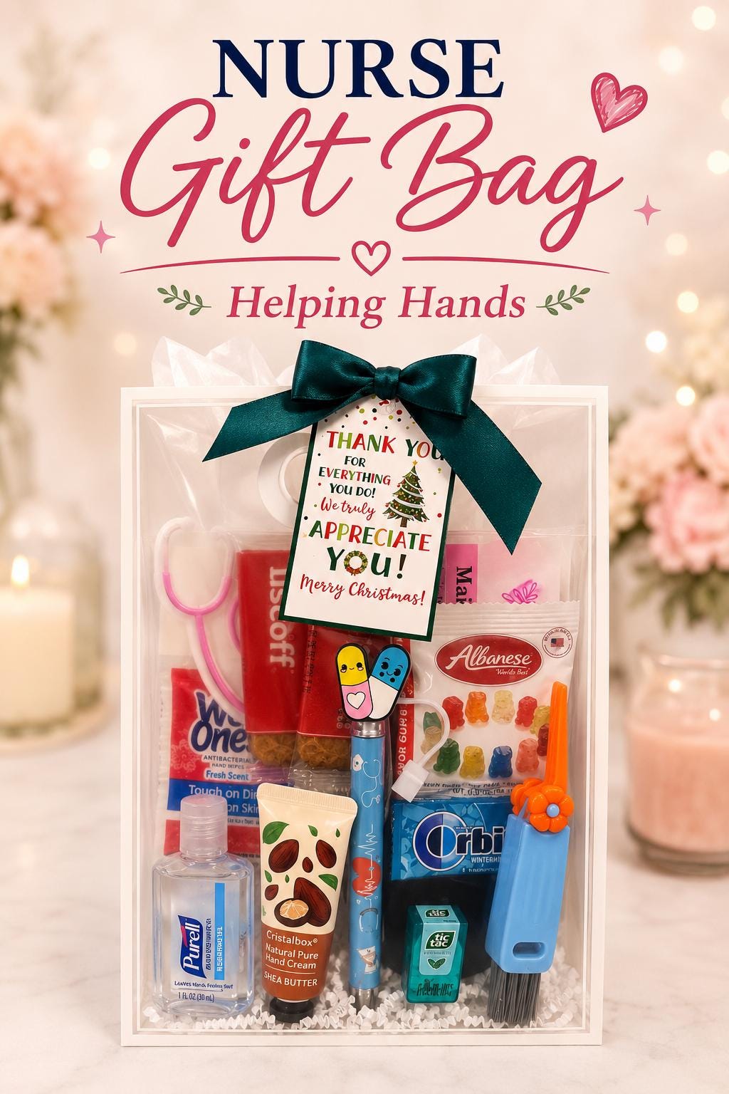 Nurse Appreciation Gift Bag | Nurse Graduation Gift for RN | CNA Thank You Gift Bag