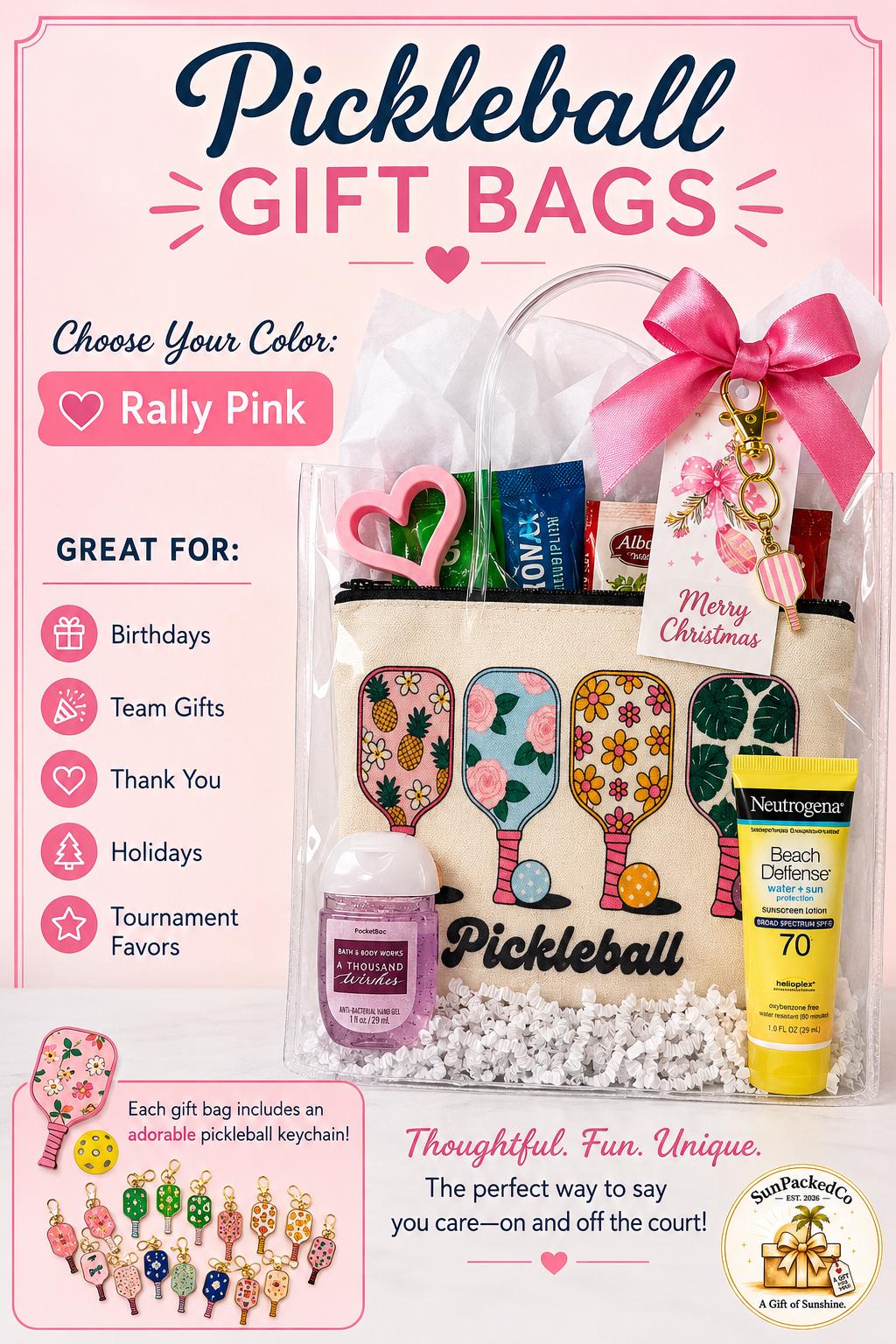 Pickleball Retirement Gift for Women | Pickleball Lover Gift Bag