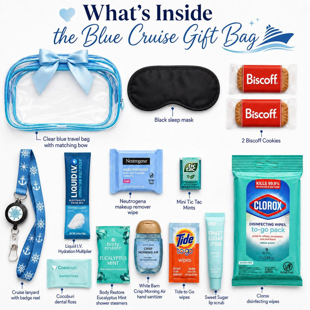 Blue Cruise Travel Bag | Travel Gift for Women | Cruise Essentials Gift