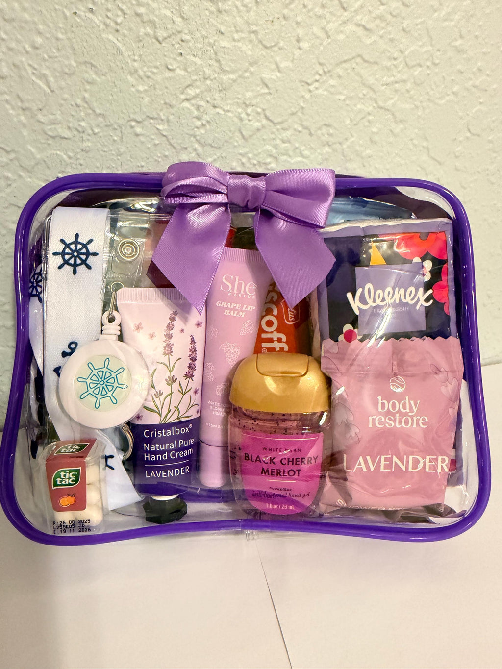 Purple Cruise Travel Bag | Travel Gift for Women | Cruise Essentials | Girls Trip Gift | Bon Voyage Gift