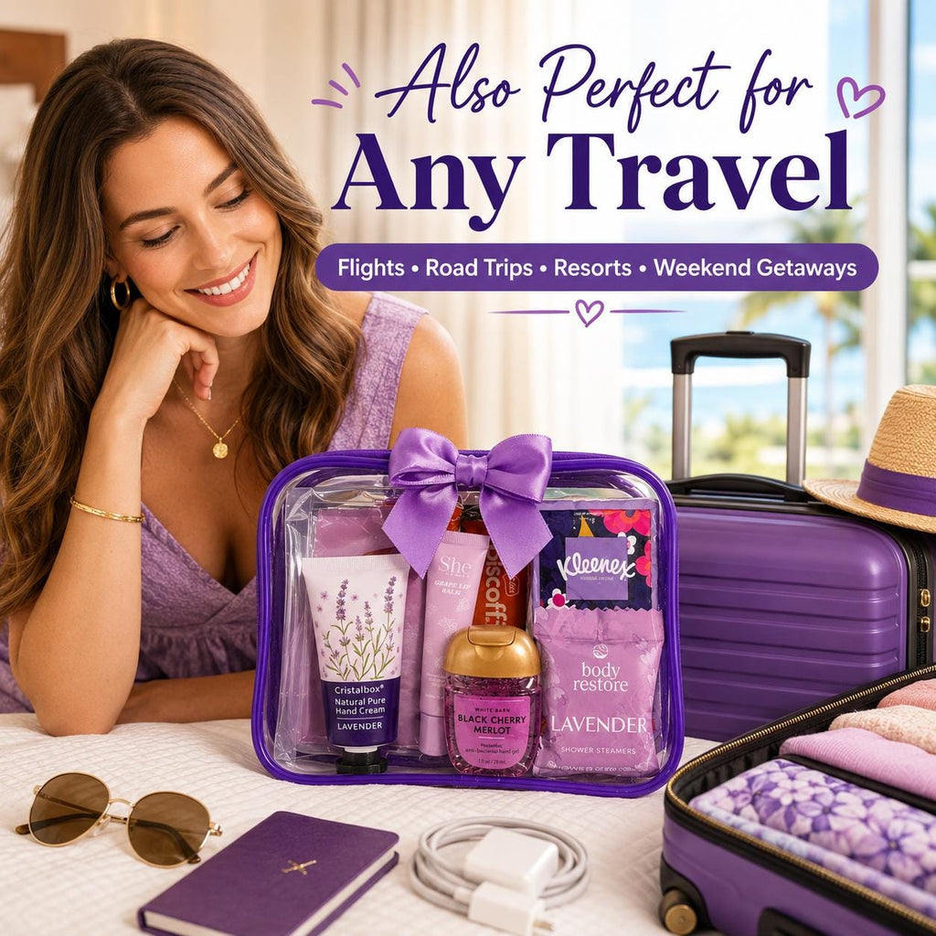 Purple Cruise Travel Bag | Travel Gift for Women | Cruise Essentials | Girls Trip Gift | Bon Voyage Gift