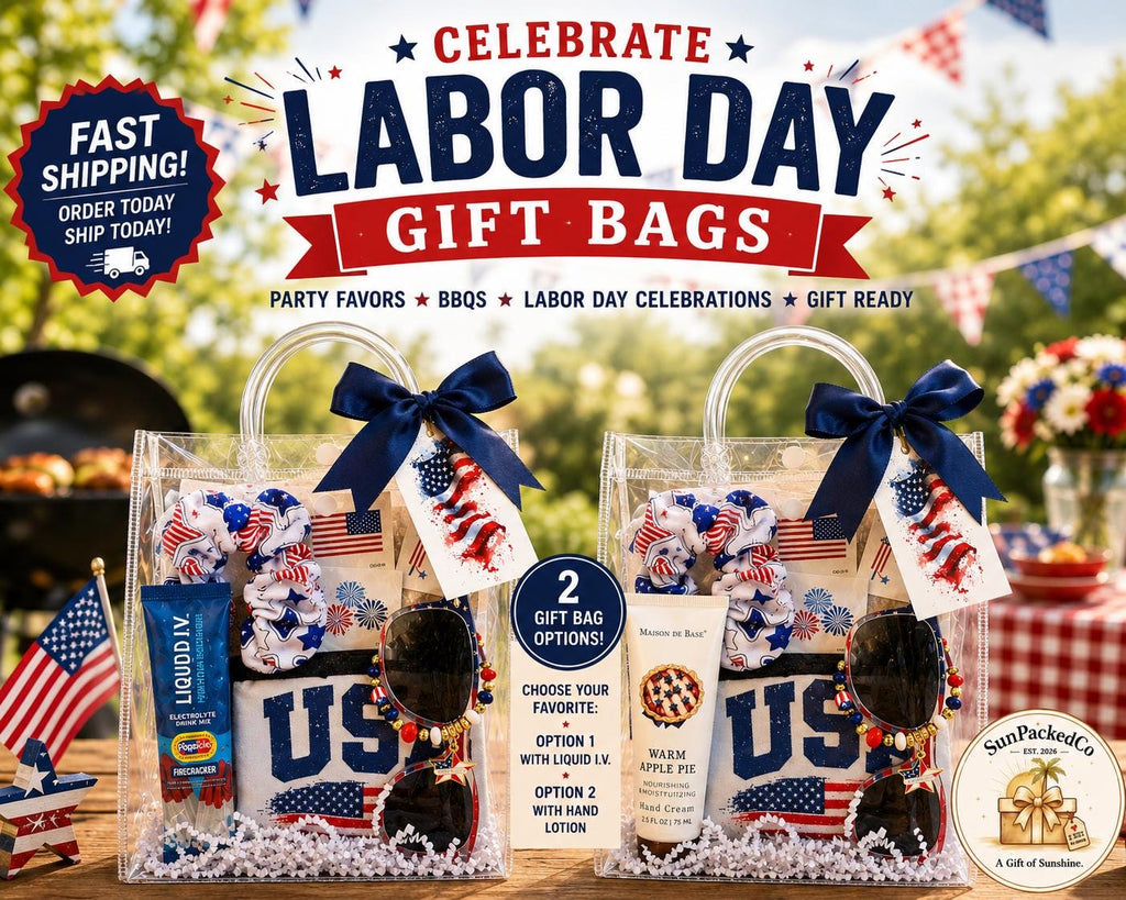 Labor Day Gift Bag | Hostess Gift | Patriotic Party Favor