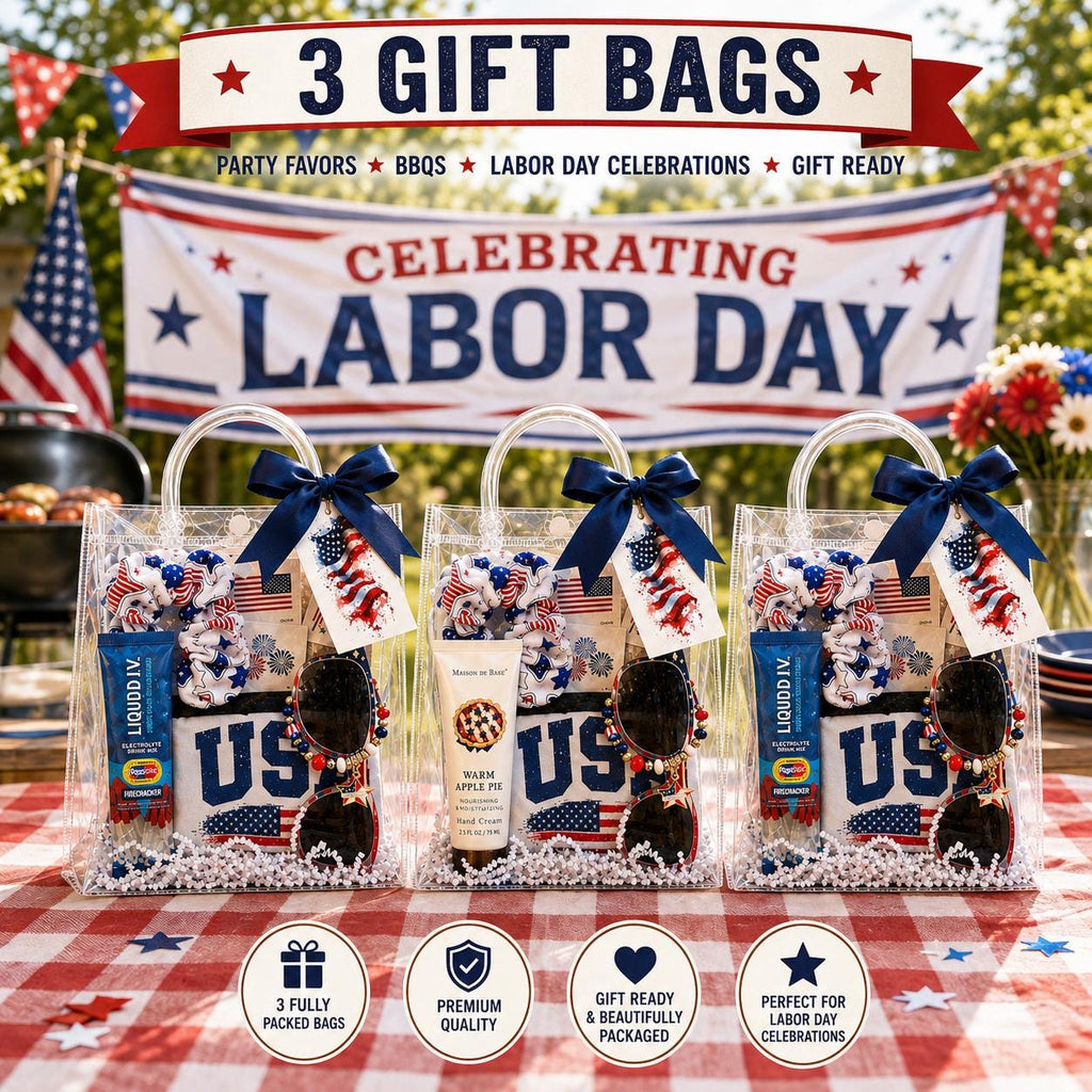 Labor Day Gift Bag | Hostess Gift | Patriotic Party Favor