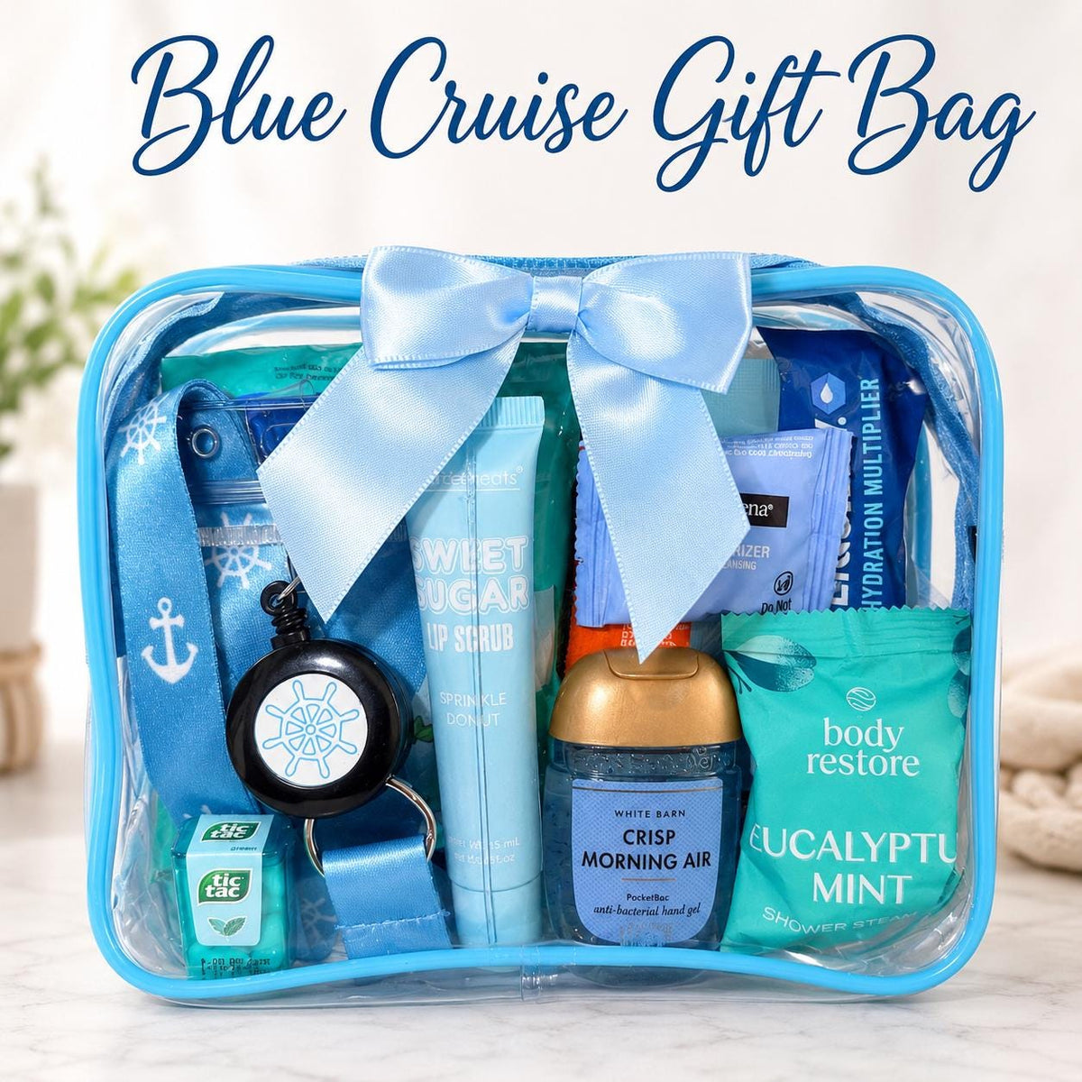 Blue Cruise Travel Bag | Travel Gift for Women | Cruise Essentials Gift