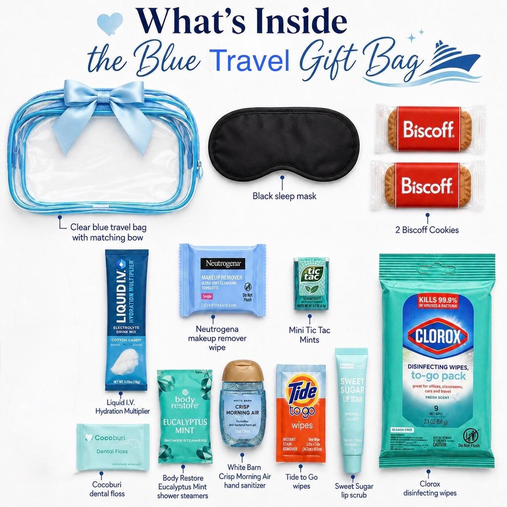 Blue Cruise Travel Bag | Travel Gift for Women | Cruise Essentials Gift