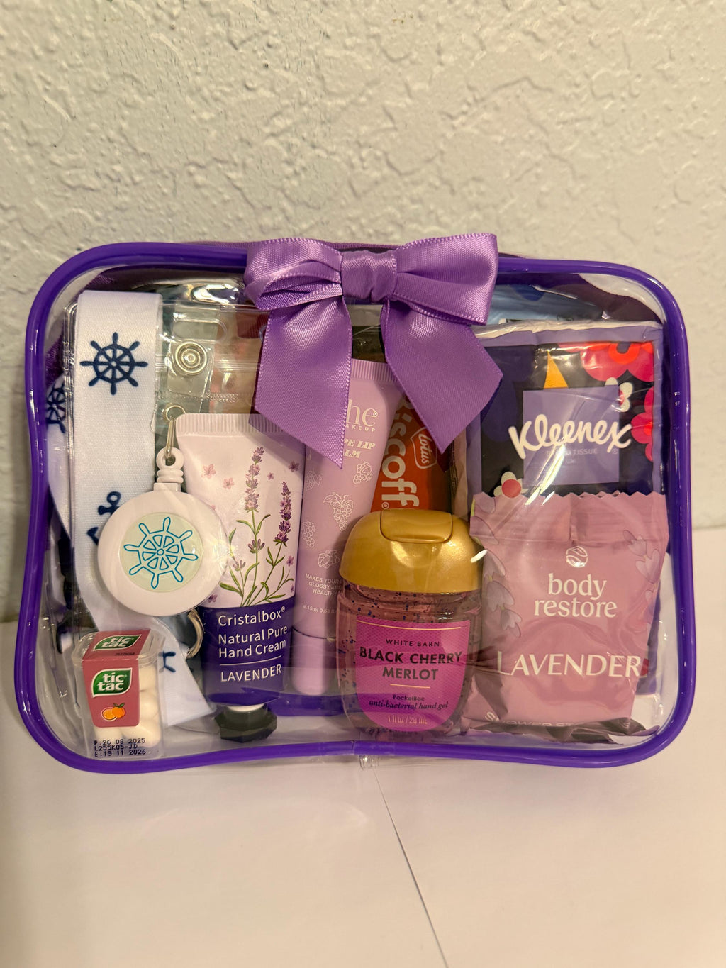 Purple Cruise Travel Bag | Travel Gift for Women | Cruise Essentials | Girls Trip Gift | Bon Voyage Gift