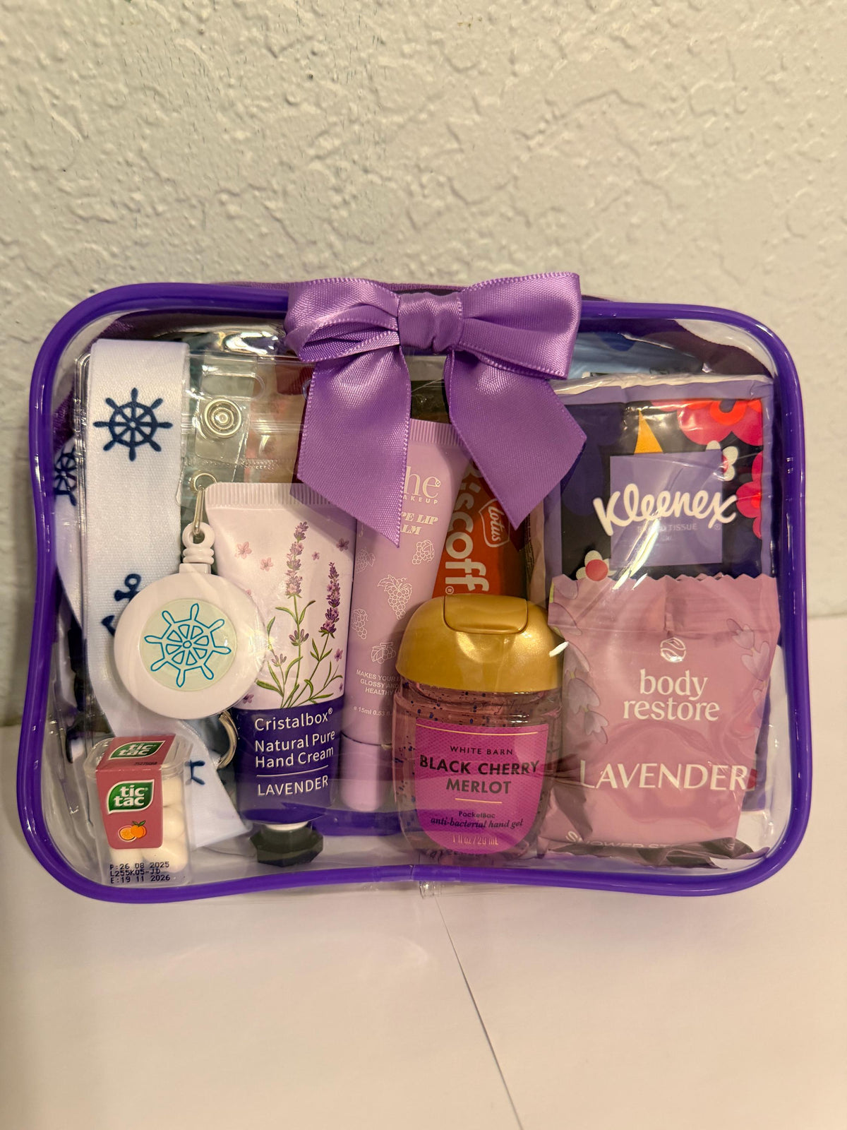 Purple Cruise Travel Bag | Travel Gift for Women | Cruise Essentials | Girls Trip Gift | Bon Voyage Gift