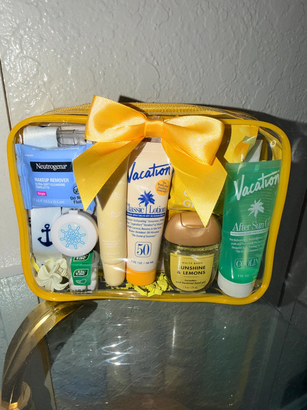 Yellow Cruise Gift Bag | Sunshine Cruise Collection | Bon Voyage & Vacation Gift