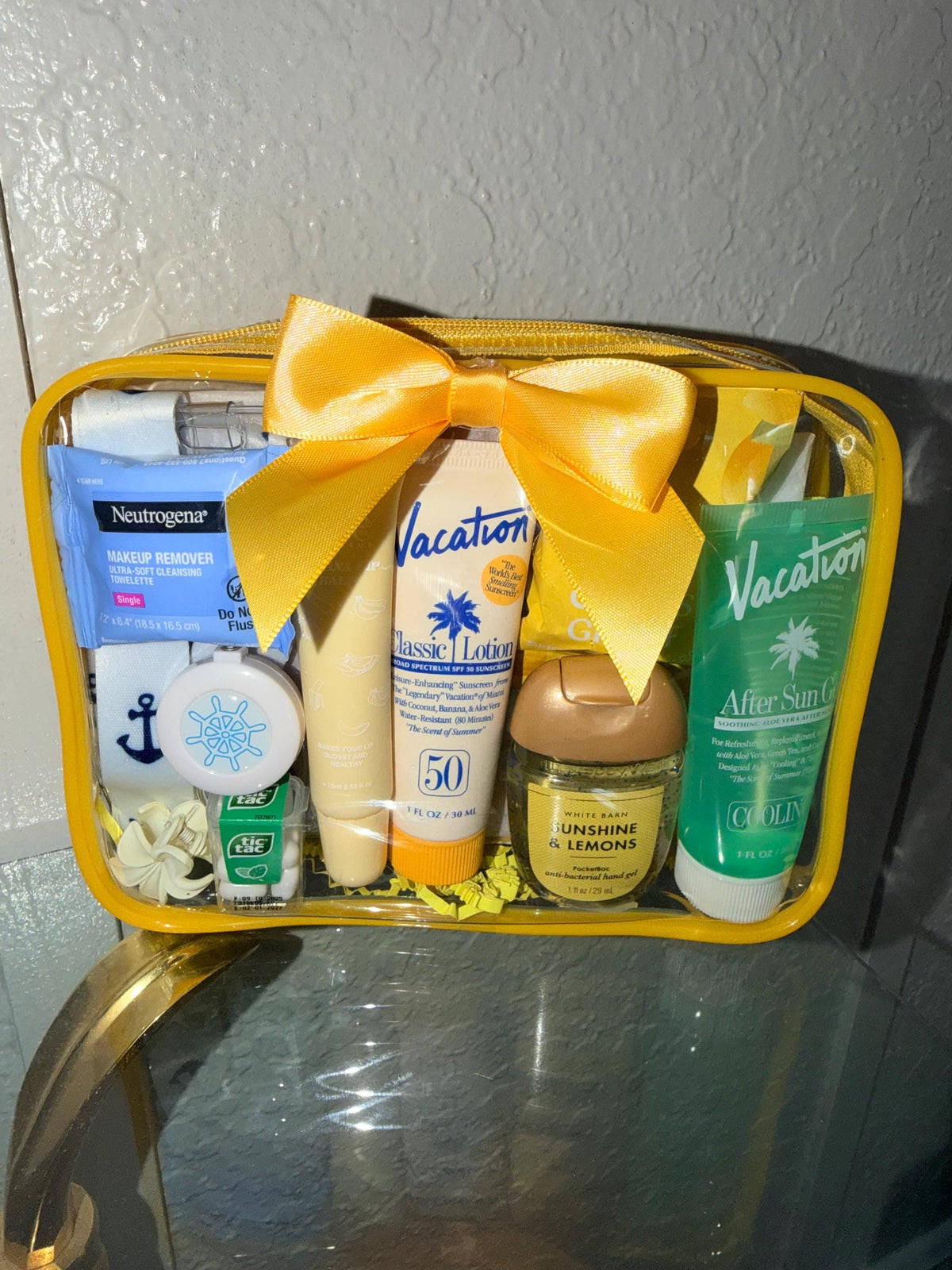 Yellow Cruise Gift Bag | Sunshine Cruise Collection | Bon Voyage & Vacation Gift