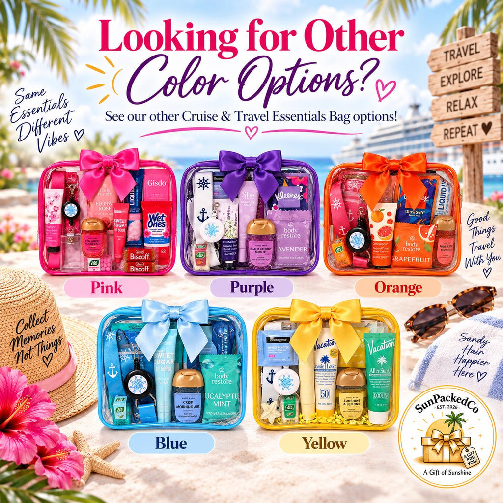 Cruise Gift Bag, Bachelorette Party Favor, Cruise Survival Kit, Girls Trip, Travel Essential Set