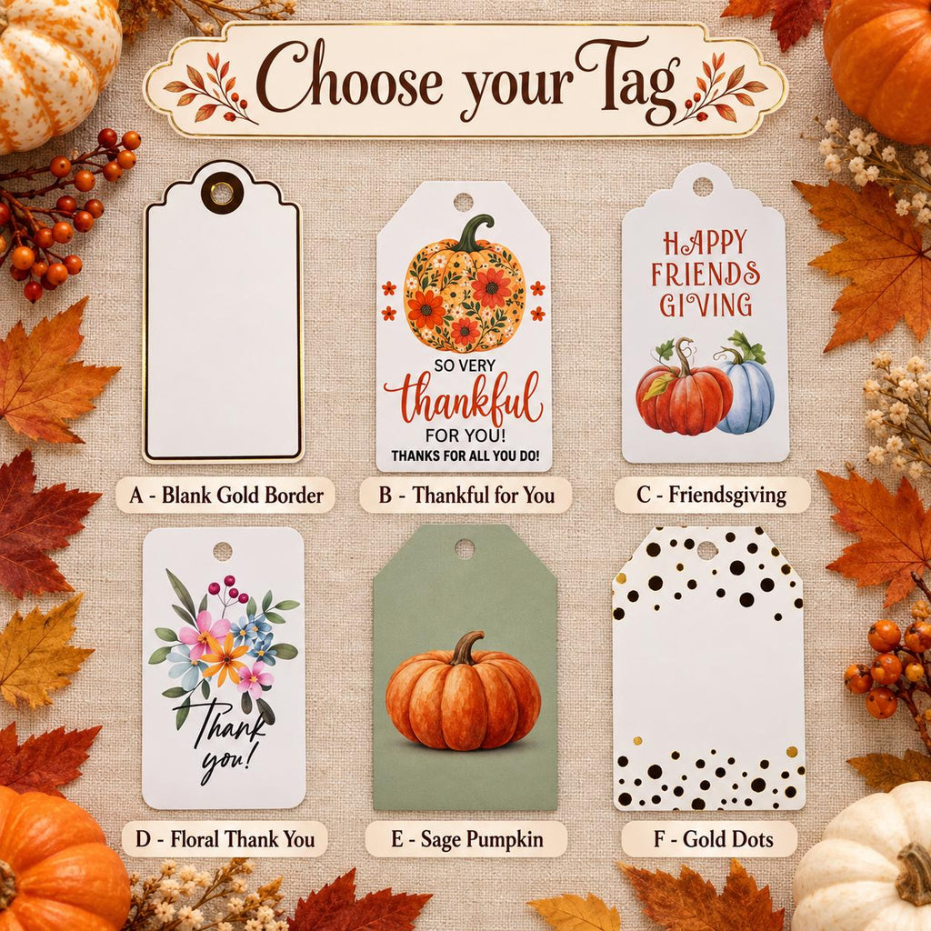 Golden Gratitude Gift Bag for Her | Fall Thank You Gift with Hand Cream, Cozy Socks & Eye Masks | Friendsgiving, Hostess, Teacher Gift
