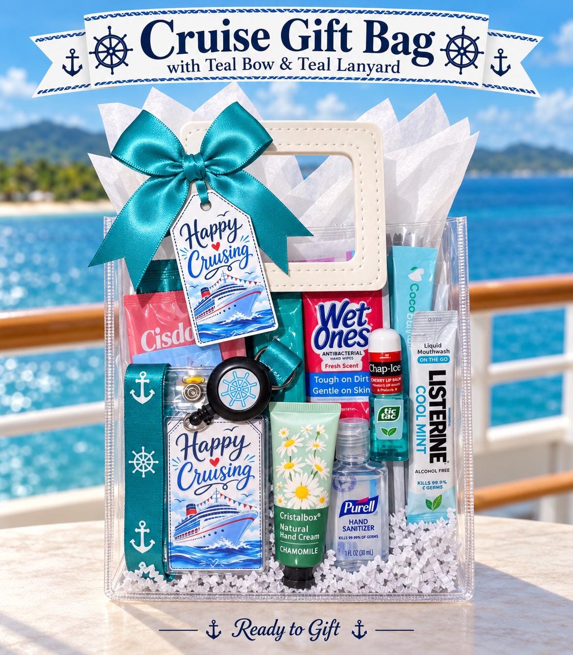 Cruise Gift Bag, Bachelorette Party Favor, Cruise Survival Kit, Girls Trip, Travel Essential Set