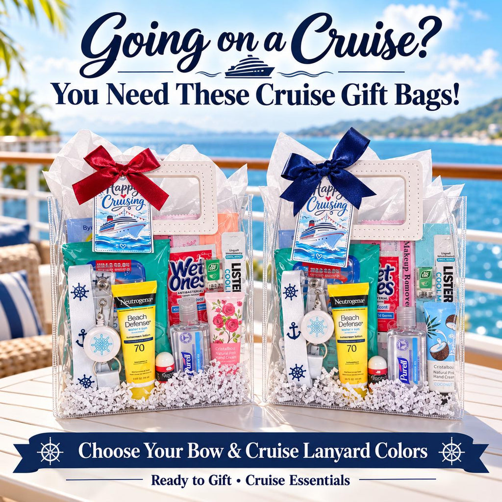 Cruise Gift Bag, Bachelorette Party Favor, Cruise Survival Kit, Girls Trip, Travel Essential Set