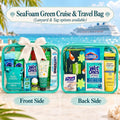 Seafoam Green Cruise Gift Bag | Cruise Essentials Travel Kit for Women | Cruise Crew Gift, Bachelorette Girls Trip Bag, Ready to Gift
