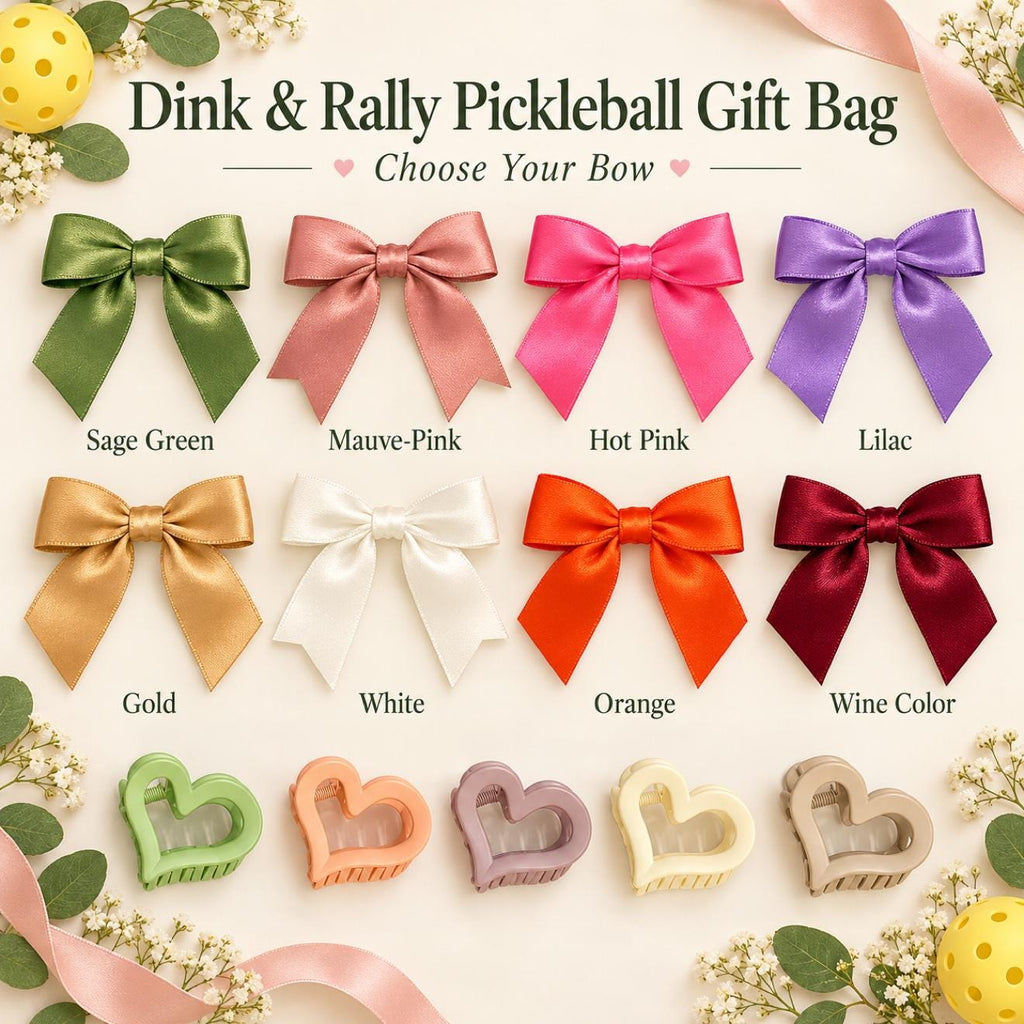 Dink & Rally Pickleball Gift Bag for Women | Pickleball Lover Birthday Gift with Pouch, Lip Balm and Hand Lotion, Sunscreen | Teammate Gift