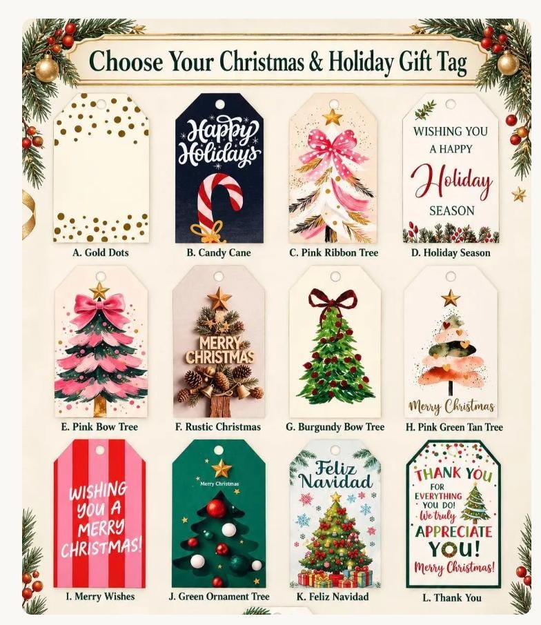Christmas Schoolhouse Teacher Gift Bag — You Inspire | Teacher Christmas Gift Bags, Holiday School Staff Gifts, Ready to Gift