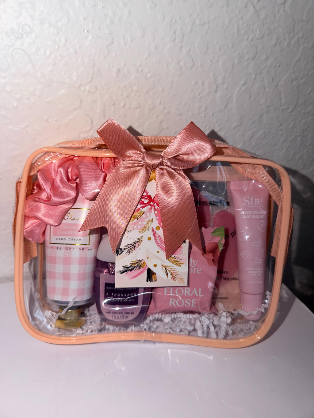Sugar Plum Spa Gift Set | Christmas Spa Gift for Her, Self Care Gift Bag, Holiday Pamper Gift, Ready to Give