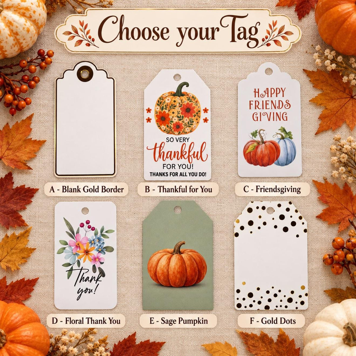 Hey There Pumpkin Friendsgiving Gift Bag | Green and Orange Thanksgiving Self Care Gift for Women with Cozy Socks, Lip Jelly & Face Mask